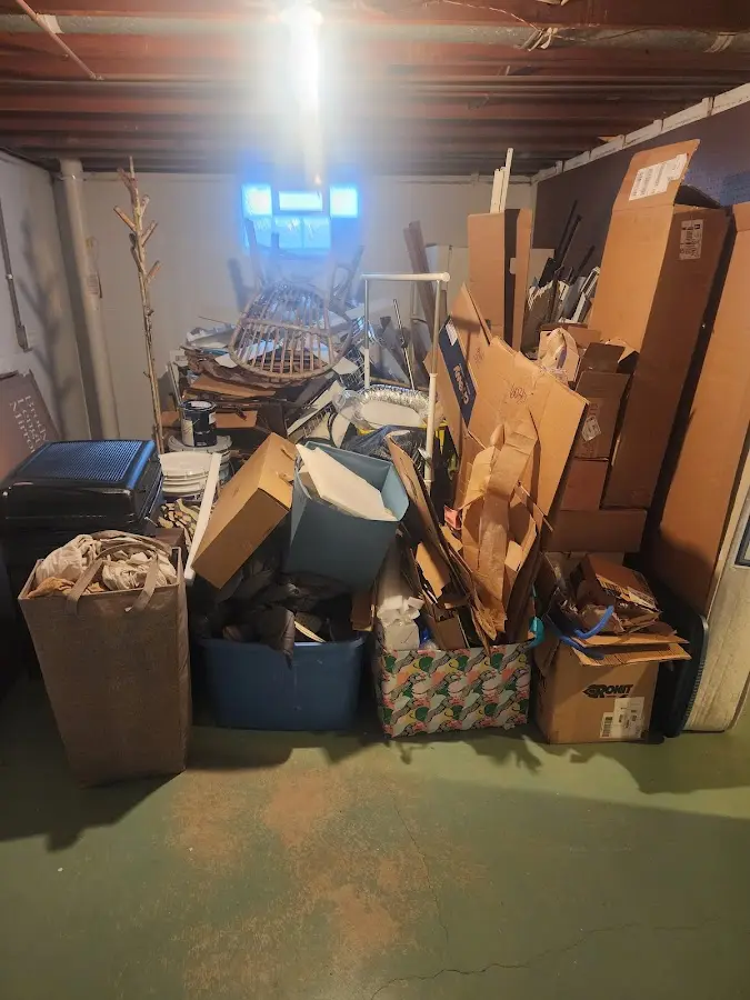 Roll-off dumpster container at job site for Yard Waste Dumpster Rental in Honea Path